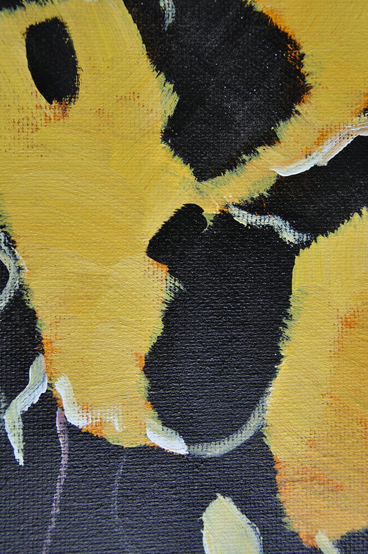 Extra Large Textured Painting On Canvas,Set Of 2 Abstract Marble Painting On Canvas,Acrylic Painting On Canvas,Black,White,Yellow.etc